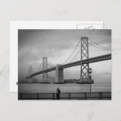 Ein Foggy Day an der Bucht Postkarte (Vorne/Hinten)