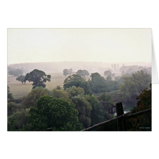 Ein Foggy English Field (Vorderseite (Horizontal))