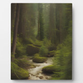 Ein Forest Stream Tabletop Art Fotoplatte (Vorderseite)