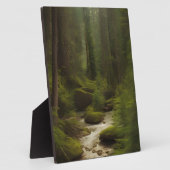 Ein Forest Stream Tabletop Art Fotoplatte (Seite)