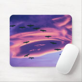 Ein Foto aus Sandhill-Kranen Mousepad (Mit Mouse)