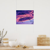 Ein Foto aus Sandhill-Kranen Poster (Küche)