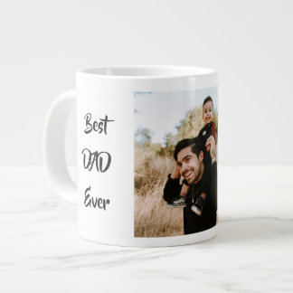 Ein Foto bester Vater überhaupt Jumbo-Tasse