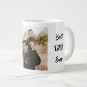 Ein Foto bester Vater überhaupt Jumbo-Tasse (Vorderseite Rechts)