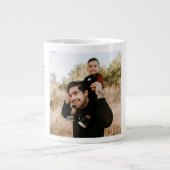 Ein Foto bester Vater überhaupt Jumbo-Tasse (Vorderseite)