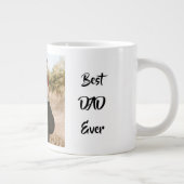 Ein Foto bester Vater überhaupt Jumbo-Tasse (Rechts)