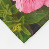 Ein Foto der Natur ist eine wunderschöne Petunia-B Fleecedecke (Ecke)