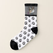 Ein Foto Druckmuster aus Pfosten Socken (Links - Außen)