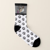 Ein Foto Druckmuster aus Pfosten Socken (Links - Innen)