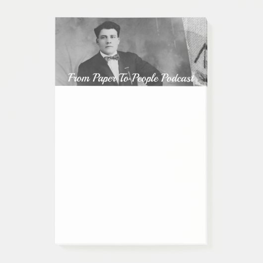 Ein Foto einer Vorläuferin-FPPP nach der Veröffent Post-it Klebezettel (Vorderseite)