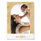 Ein Foto einfache Boho Frame Junge Mutter Schwange (Vorne)