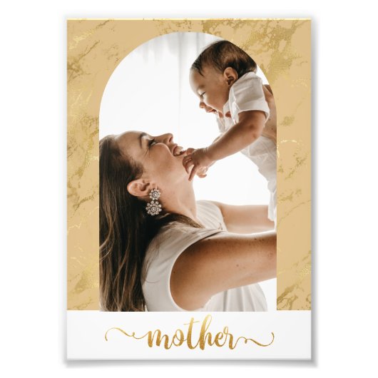 Ein Foto einfache Boho Frame Junge Mutter Schwange (Vorne)