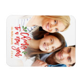 Ein Foto für Neujahrsfamilien Magnet (Horizontal)