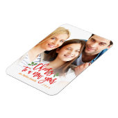 Ein Foto für Neujahrsfamilien Magnet (Linke Seite)