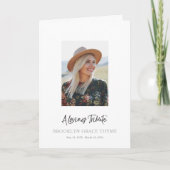 Ein Foto-Gedenkprogramm mit viel Liebe Programm (Vorderseite)