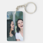 Ein Foto handgeschriebener personalisierter Liebe Schlüsselanhänger (Rückseite)