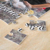 Ein Foto Liebe Sie Text Rotes Herz Oma Mama Puzzle (Seite)