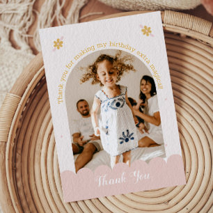 Ein Foto Magical Unicorn Pastel Danke Karte