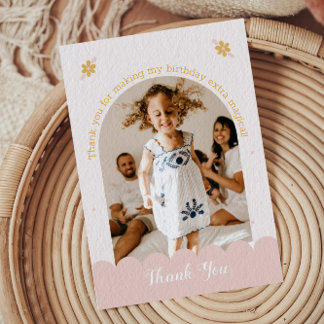 Ein Foto Magical Unicorn Pastel Danke Karte