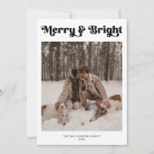 Ein Foto Minimal Retro Weihnachten (Vorderseite)