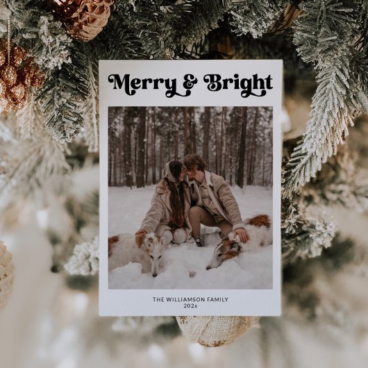 Ein Foto Minimal Retro Weihnachten