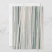 Ein Foto mit beigefarbenen Streifen Abschluss Ankündigung (Rückseite)