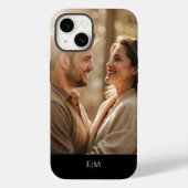 EIN FOTO MONOGRAMM PERSONALISIERT Case-Mate iPhone HÜLLE (Rückseite)