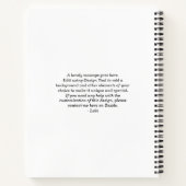 Ein Foto Overlay Frame Liebe Couple Wedding Plans Notizblock (Rückseite)