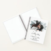 Ein Foto Overlay Frame Liebe Couple Wedding Plans Notizblock (Innenseite)
