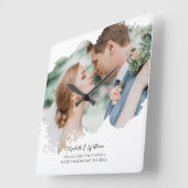 Ein Foto Overlay Simple Frame neu benötigt Quadratische Wanduhr (Winkel)