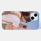 Ein Foto Pink Tiny Particle iPhone Case (Rückseite (Horizontal))