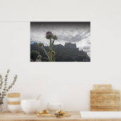 Ein Foto-Plakatdruck von Edinburgh Castle. Poster (Küche)