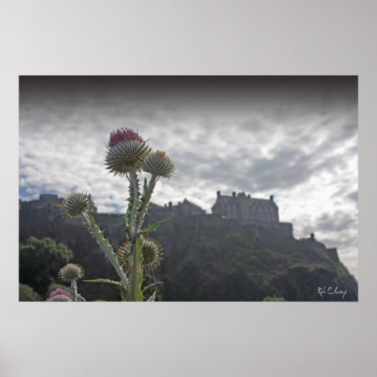 Ein Foto-Plakatdruck von Edinburgh Castle. Poster (Vorne)