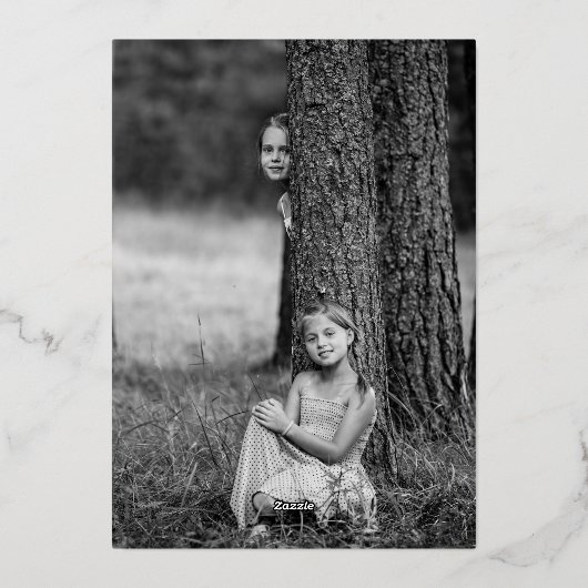 Ein Foto überlagerte glückliche Feiertage Gold (Rückseite)