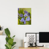 Ein Foto von English Bluebells Poster/Print Poster (Heimbüro)