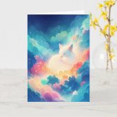 Ein Fox-Friedliches Paradies Karte (Gelbe Blume)