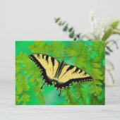 Ein Frack-Schmetterling-Landing Dankeskarte (Stehend Vorderseite)