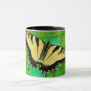 Ein Frack-Schmetterling-Landing Tasse