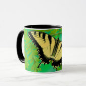 Ein Frack-Schmetterling-Landing Tasse (Vorderseite Links)