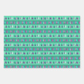 Ein Frame Holiday Geschenk Wrap Set Geschenkpapier Set (Vorderseite 3)