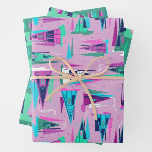 Ein Frame Holiday Geschenk Wrap Set Geschenkpapier Set (Beispiel)