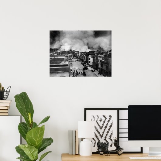 ein Francisco-Erdbeben von 1906 Poster (Heimbüro)