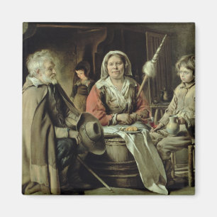 Ein französischer Innenraum, c.1645 Magnet