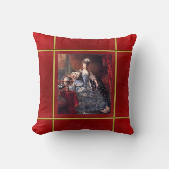 Ein französischer Royalty American MoJo Pillow Kissen (Vorderseite)