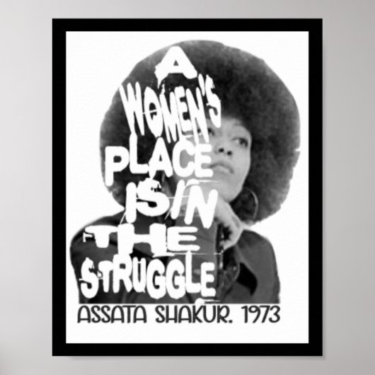 Ein Frauenplatz - Ata Shakur Sticker Poster (Vorne)