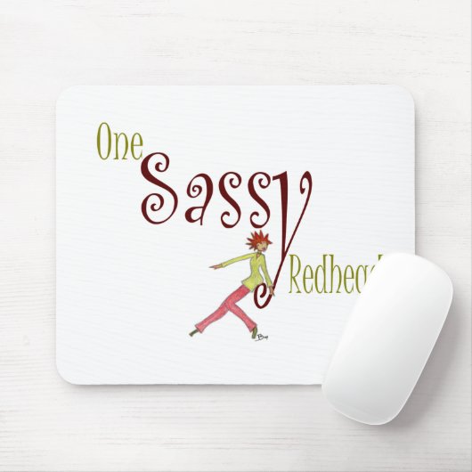 Ein frecher Redhead Mousepad (Mit Mouse)