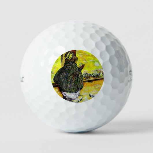 Ein freier Tag von Verrücktheit Golfball (Vorderseite)