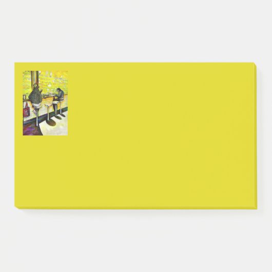 Ein freier Tag von Verrücktheit Post-it Klebezettel (Vorderseite)