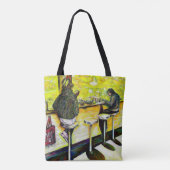 Ein freier Tag von Verrücktheit Tasche (Rückseite)