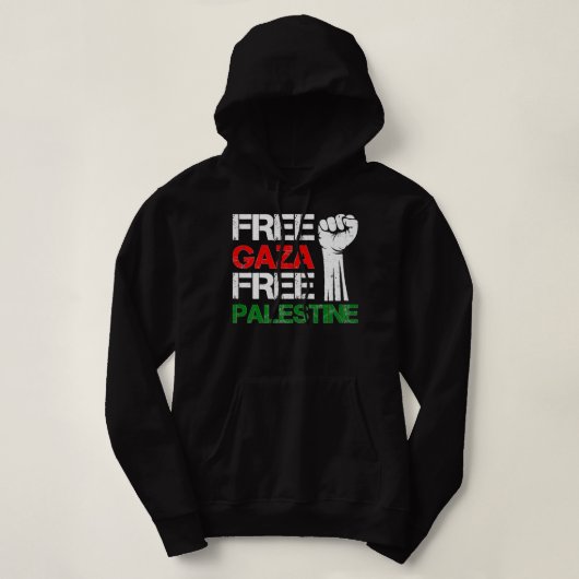 Ein freies Gaza-Palästina - wir stehen mit den Pal Hoodie (Design vorne)
